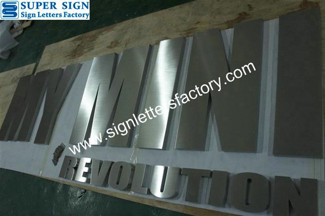 decorative stainless steel sign letters